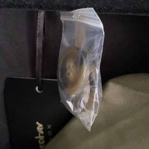 Shine star double breasted cropped olive jacket medium. New with tags! - Picture 7 of 7